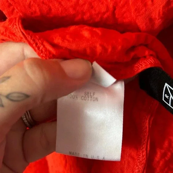 ADEAM | Textured Wrap Dress | Size Large - Picture 9 of 13